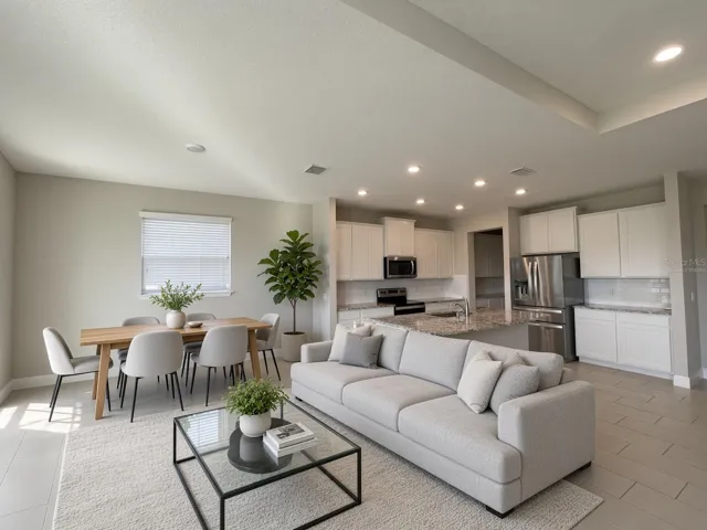 Great Room-Virtually Staged