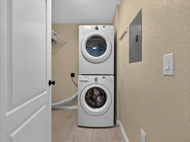In unit laundry room