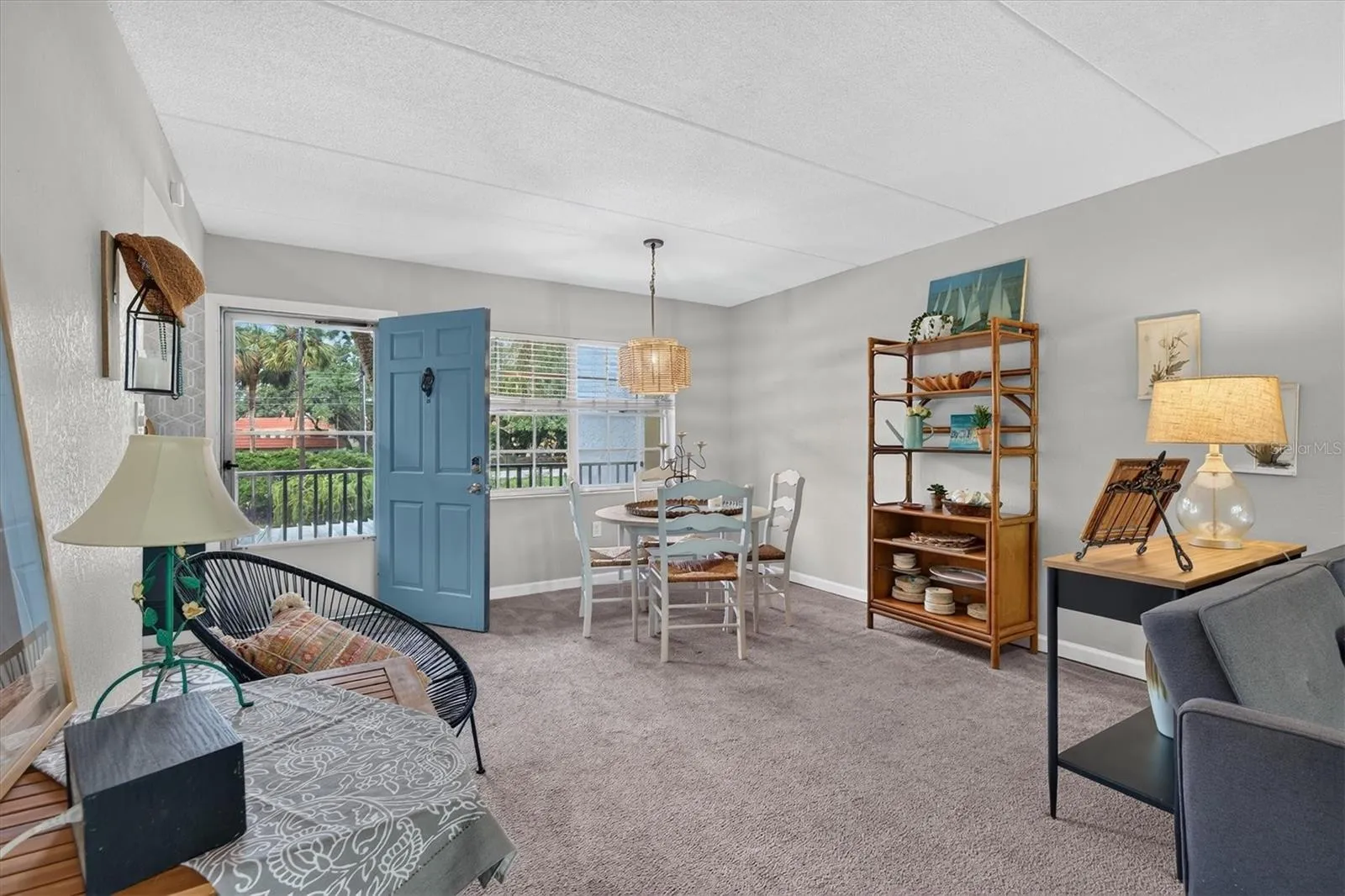 BoHo Chic decor is comfortable and easy to move and rearrange.
