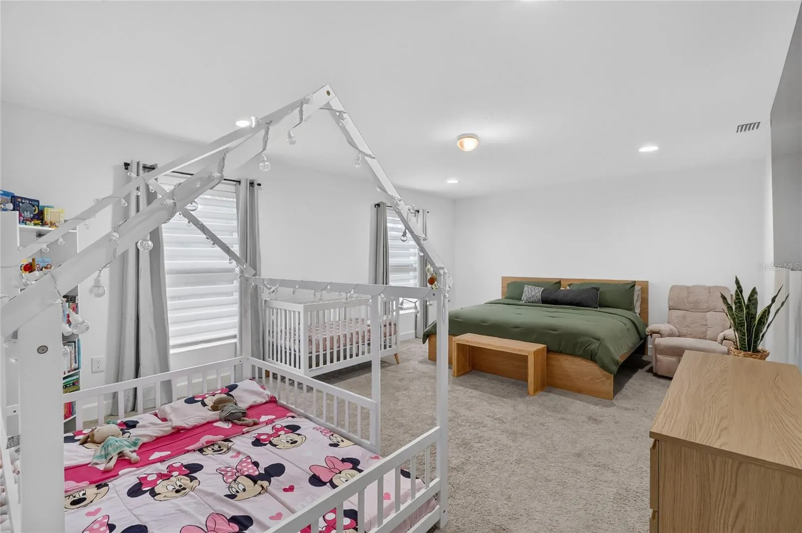Primary bedroom is very spacious