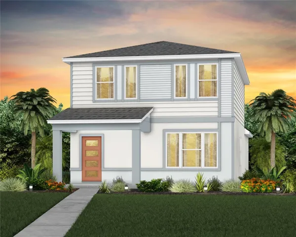 Exterior Design. Artistic rendering for this new construction home. Pictures are for illustrative purposes only. Elevations, colors and options may vary.