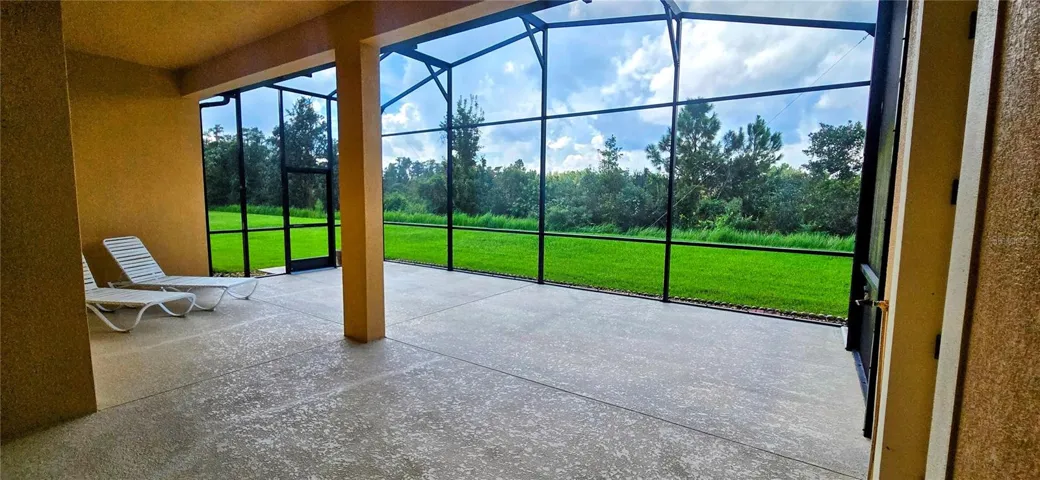 SCREENED AND COVERED LANAI