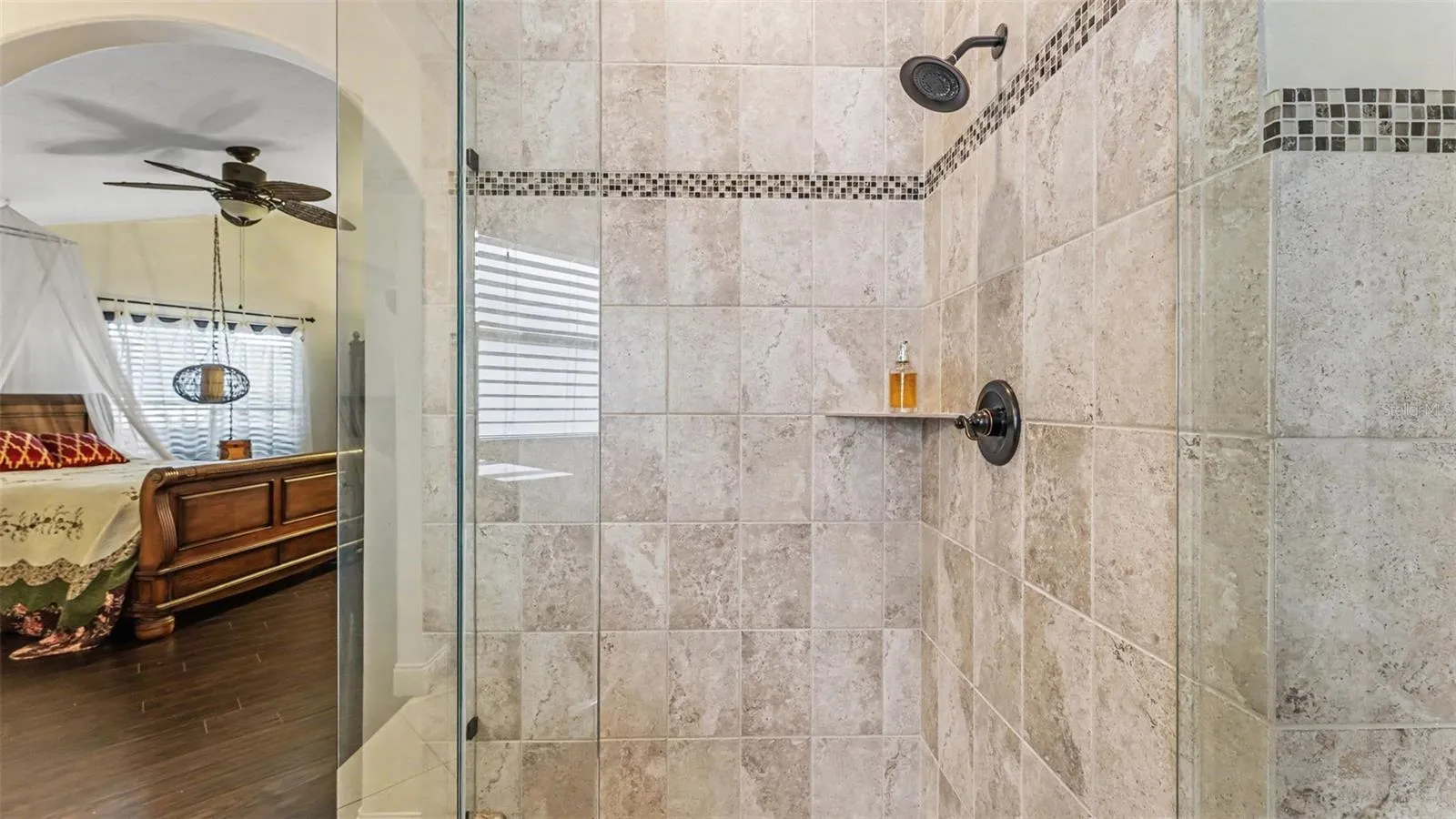 Primary bath shower stall