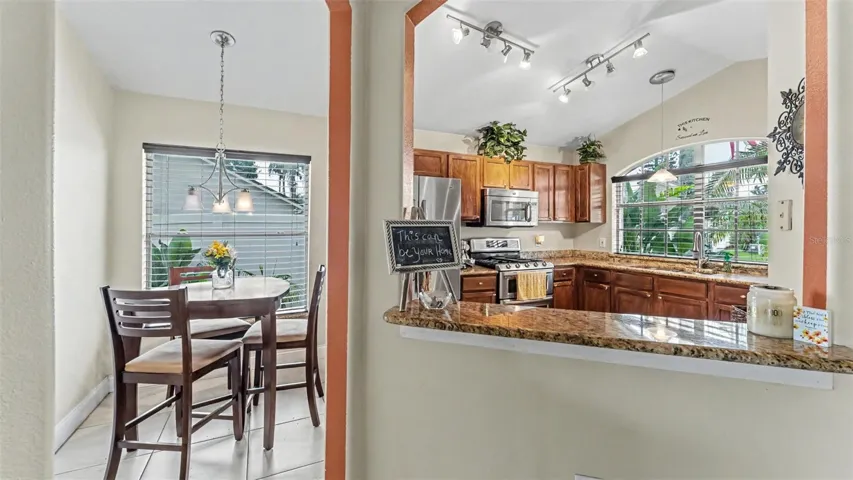 View into Kitchen/breakfast nook