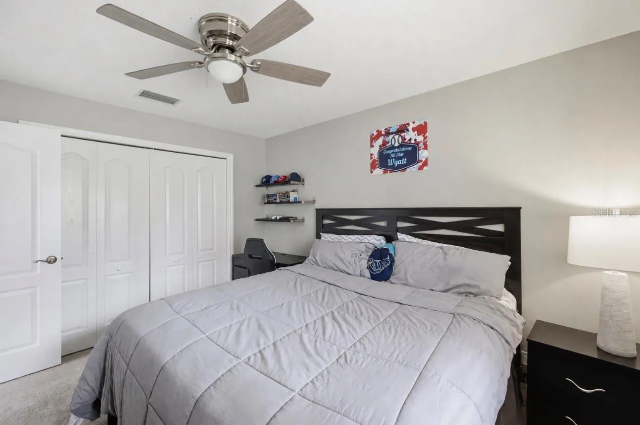 Bedroom 3- custom closet system