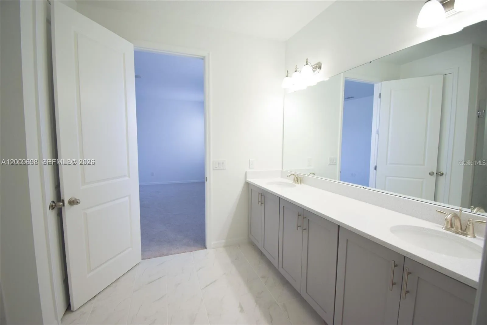 Primary Bathroom with Dual Vanity