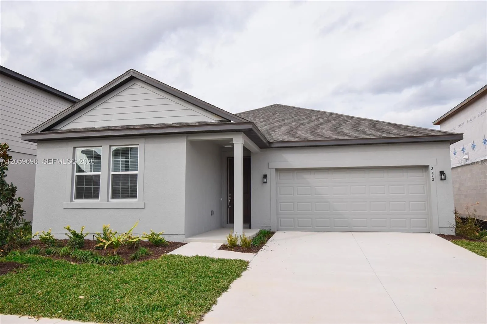 Front Exterior and Driveway