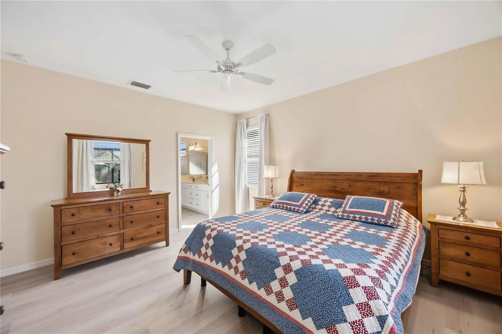 Owner's suite features dual closets