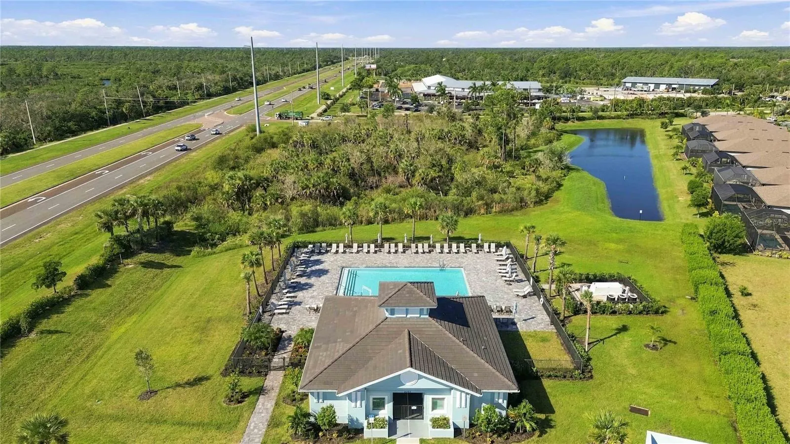 Gated community includes heated pool, pickleball, fitness center, cable tv and internet included.