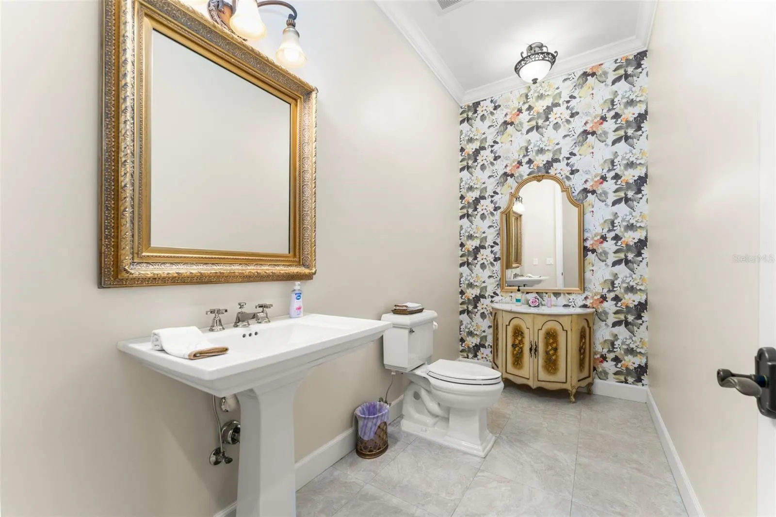 Half bath next to study
