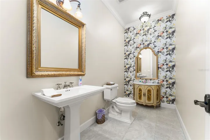 Half bath next to study
