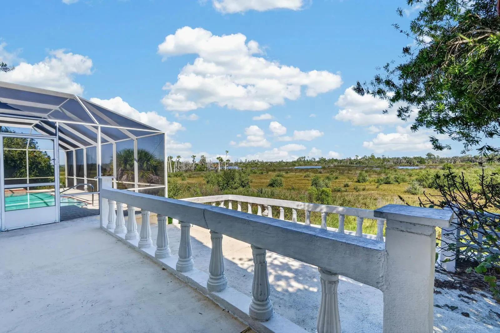 Outdoor Terrace With Preserve Views
