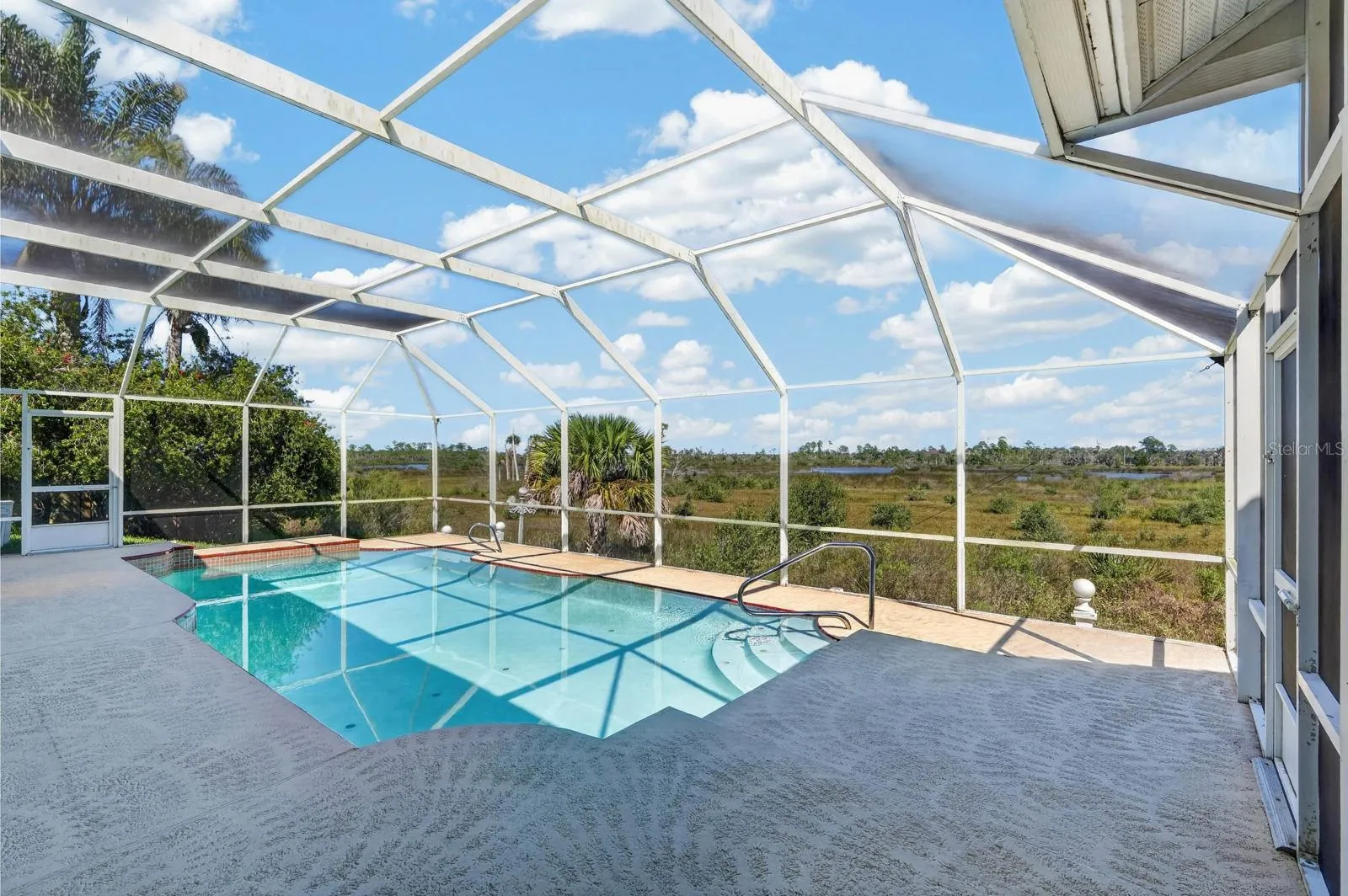 Screened Pool Overlooking Nature