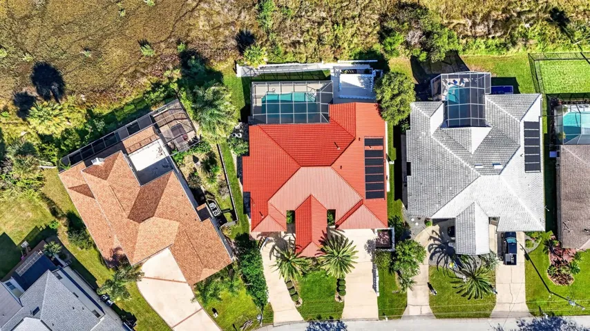 Aerial View of Spacious Property