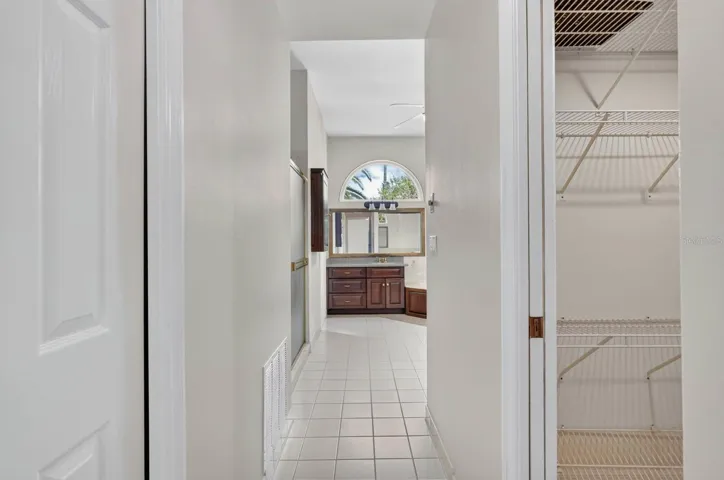 Primary Bath and Closet Access