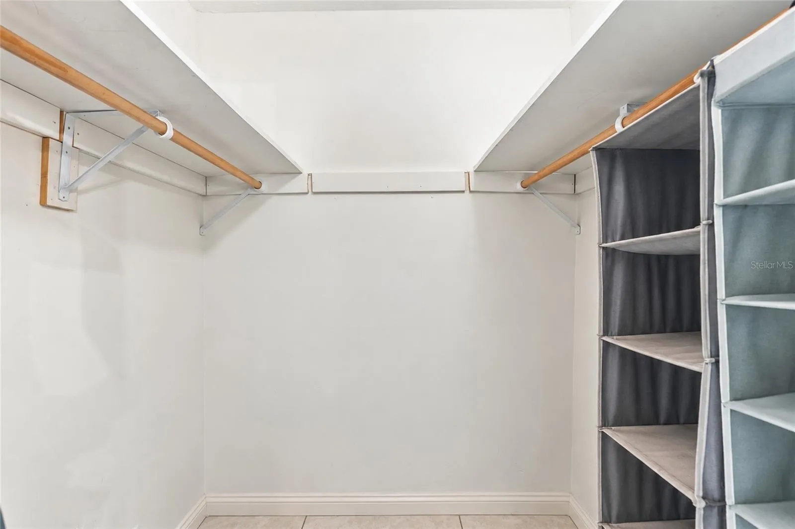 Spacious Walk-In Closet in the Primary Bedroom for Convenient Storage