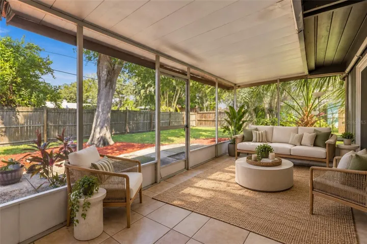 Screened-In Lanai Perfect for Enjoying the Florida Lifestyle Year-Round