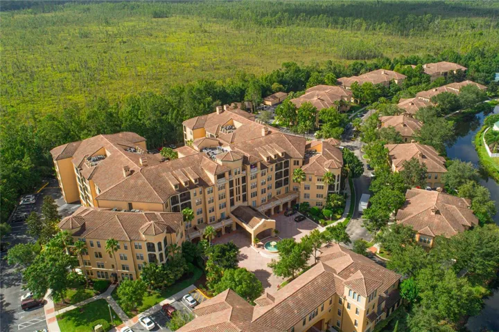 Aerial View of Mirasol -Nature Preserve Borders the Community