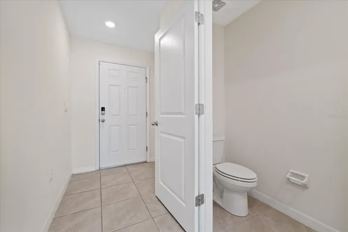 Front door from inside