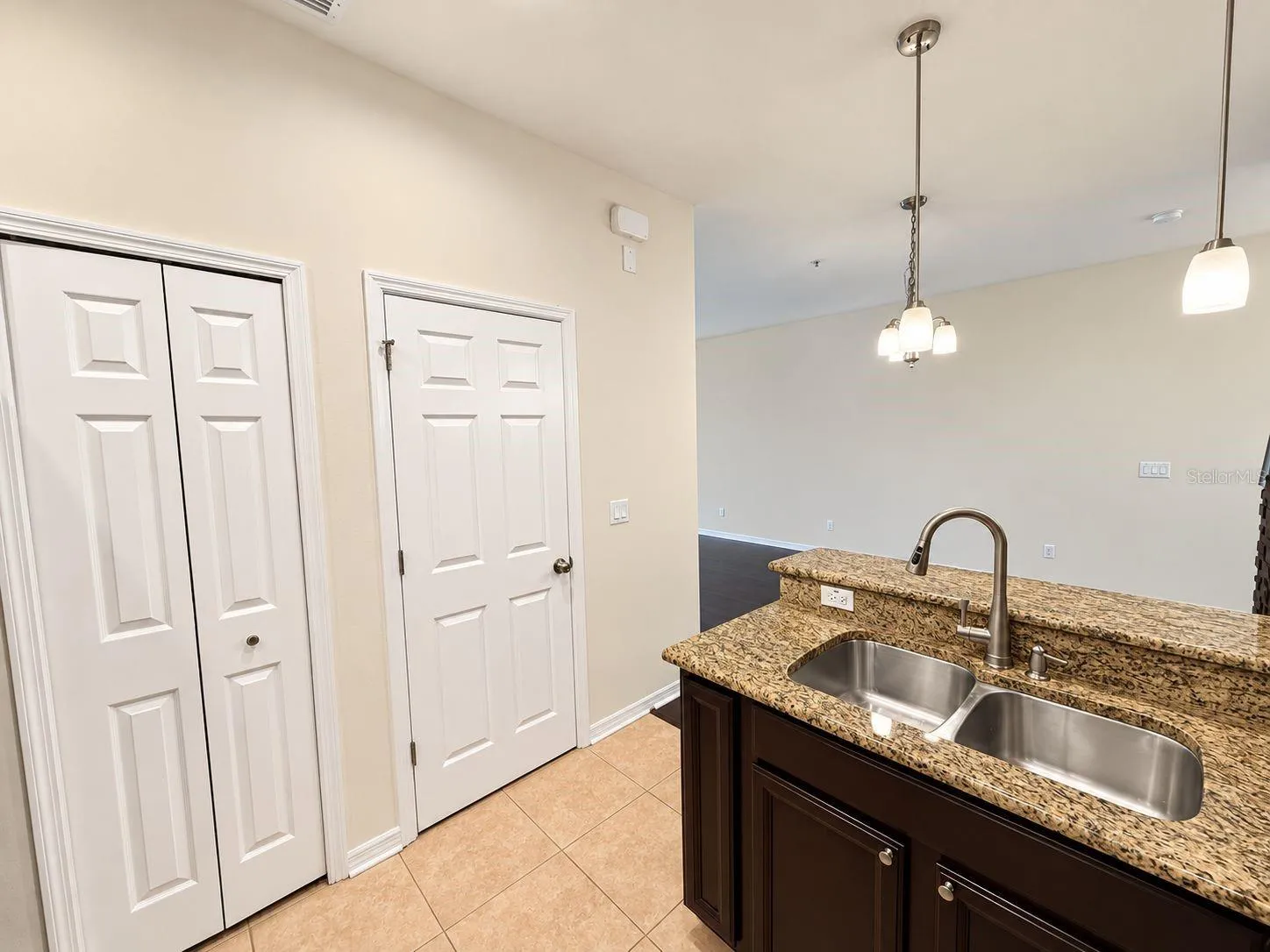 Kitchen Looking into Family/Dining Room