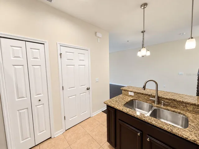 Kitchen Looking into Family/Dining Room