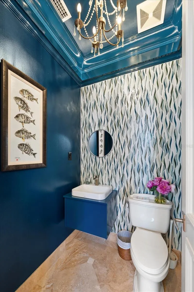 Half Bath right off of the Family Room!
