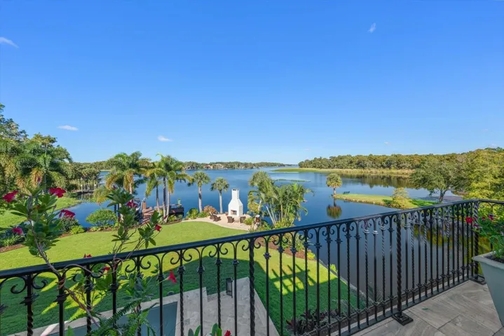 Unwind and enjoy these views from the primary balcony!