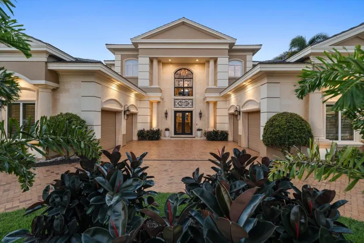 The Architectural Columns and Natural Gas Lanterns create a Memorable First Impression!