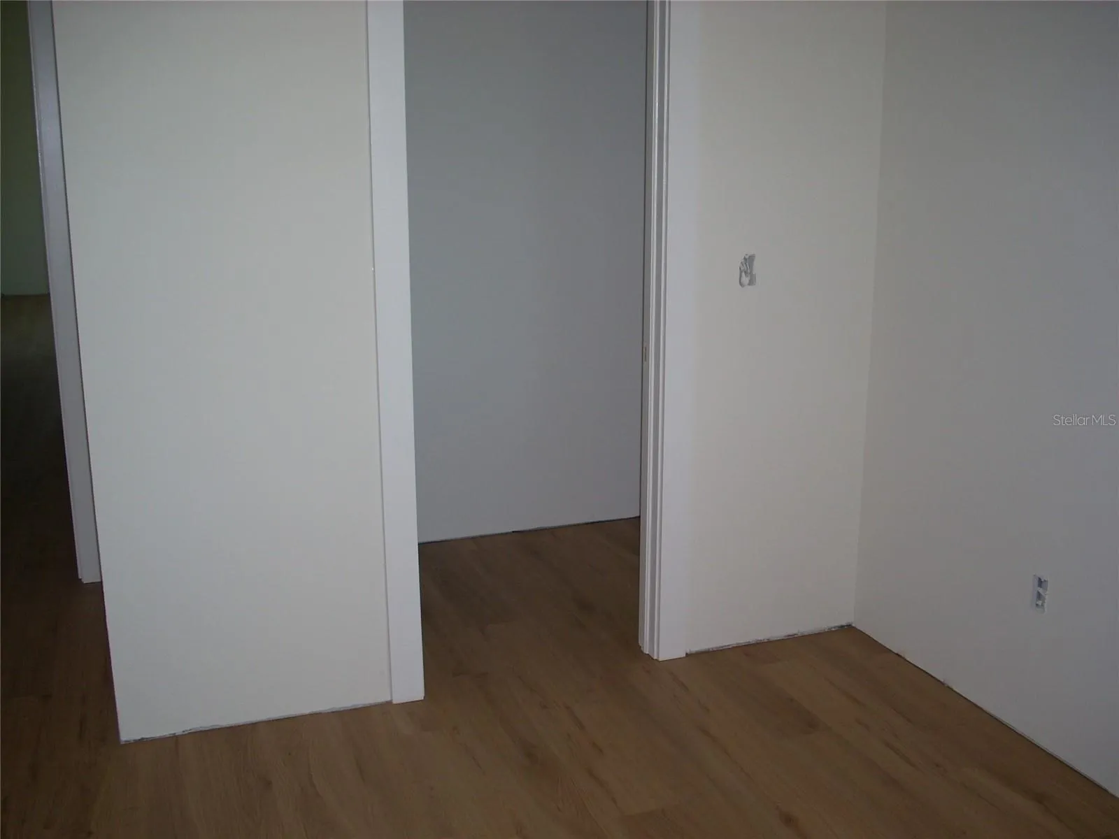 walk in closet in guest bedroom
