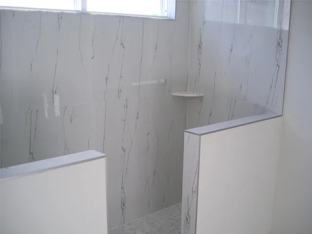 walk in shower in master