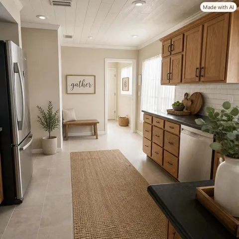 VIRTUALLY STAGED KITCHEN