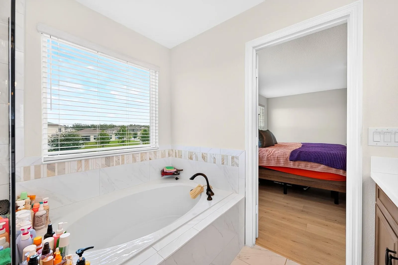 The Primary garden tub