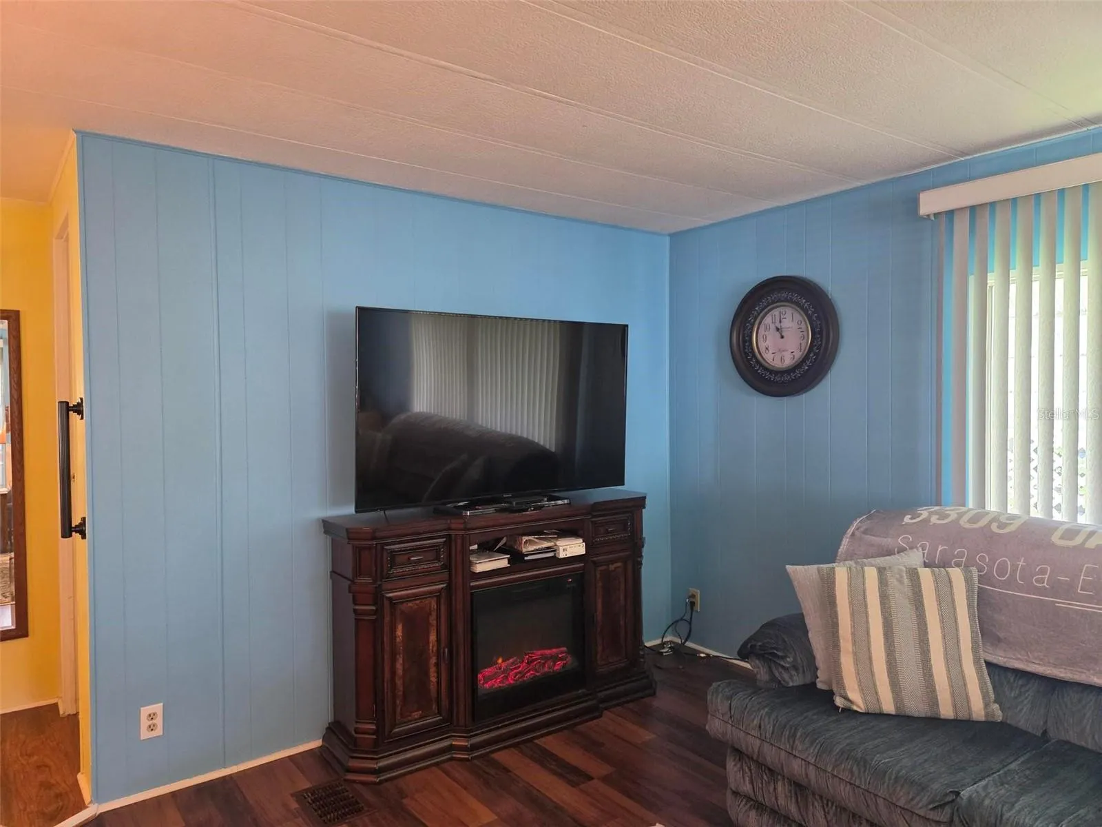 Fireplace included