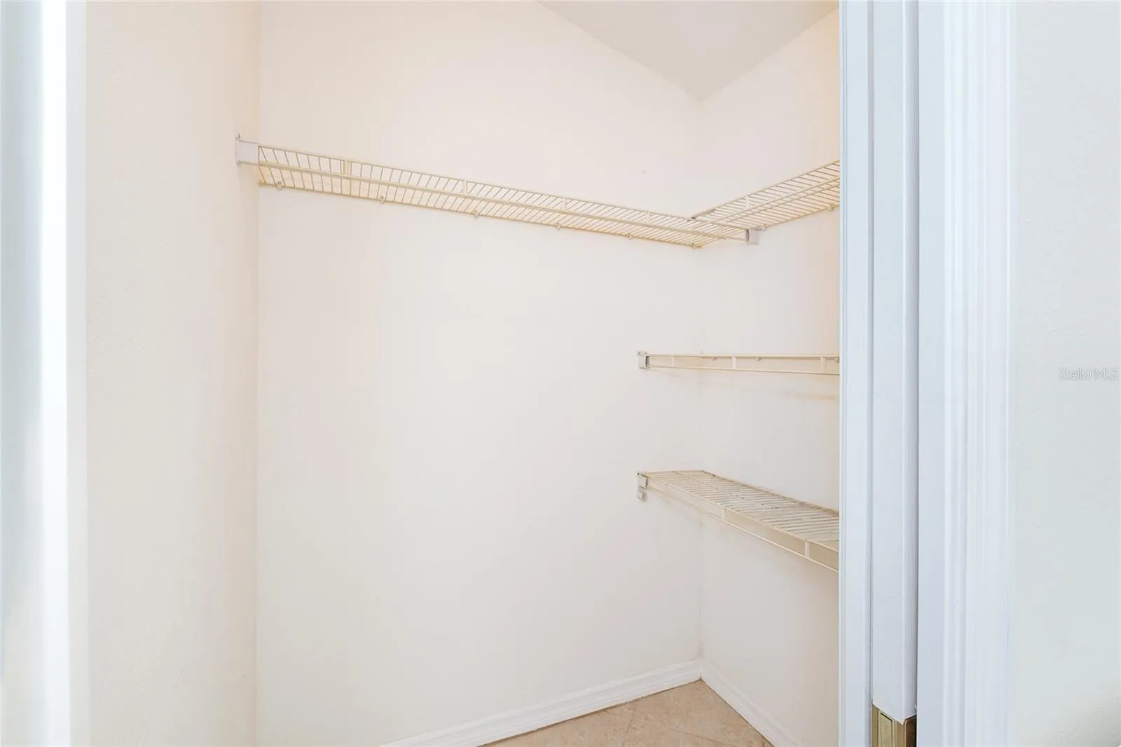 Storage comes with a sliding door