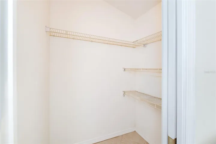 Storage comes with a sliding door