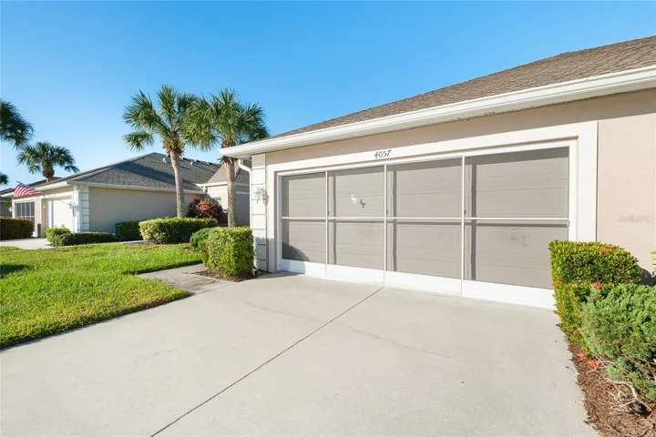 2 Car Garage with Screen