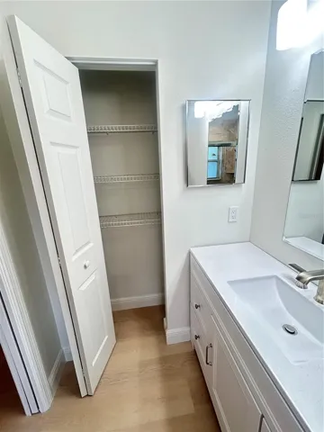 PRIMARY BATH W LINEN CLOSET