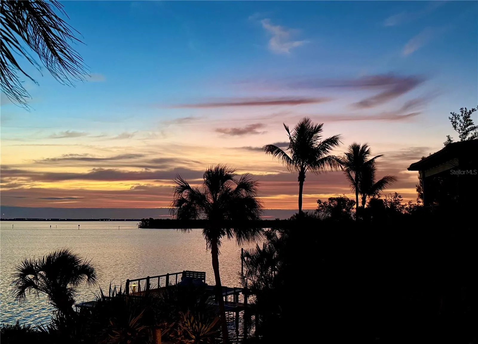 Magical sunsets and sunrises from this home