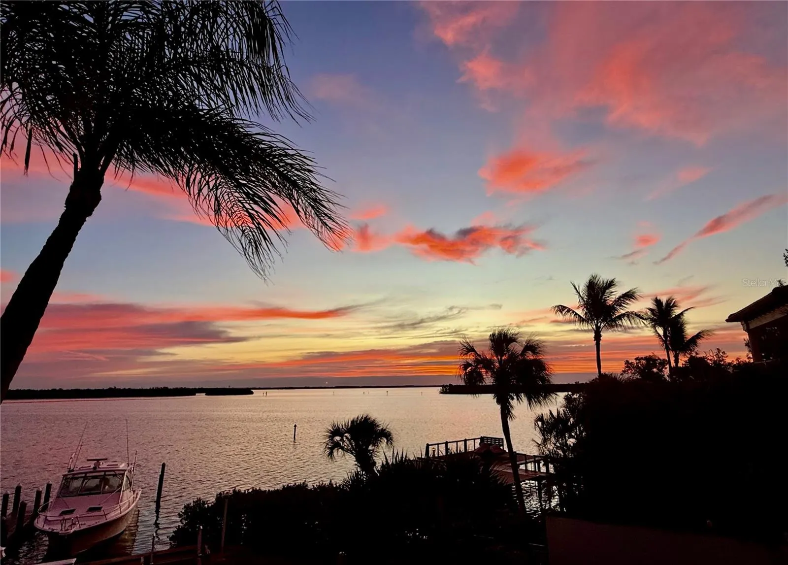 Sunsets are wonderful from this home