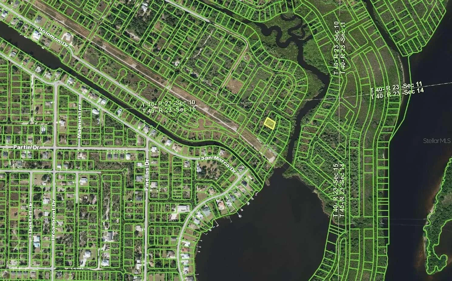 Parcel location map - approximate boundaries; not a survey.