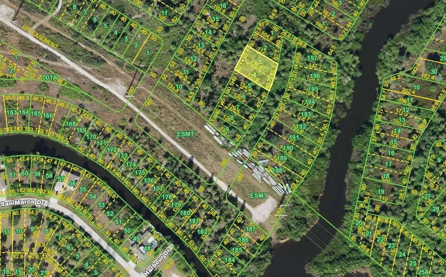 Parcel location map - approximate boundaries; not a survey.