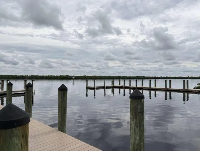 Nearby public Harbour Heights Park docks - not on the subject property.