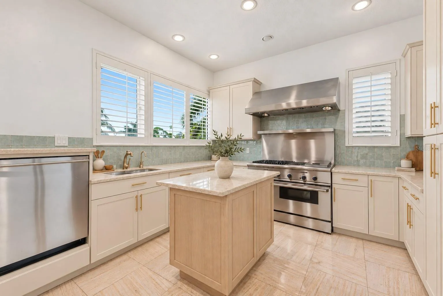 Virtual Renovation showing updated prep kitchen