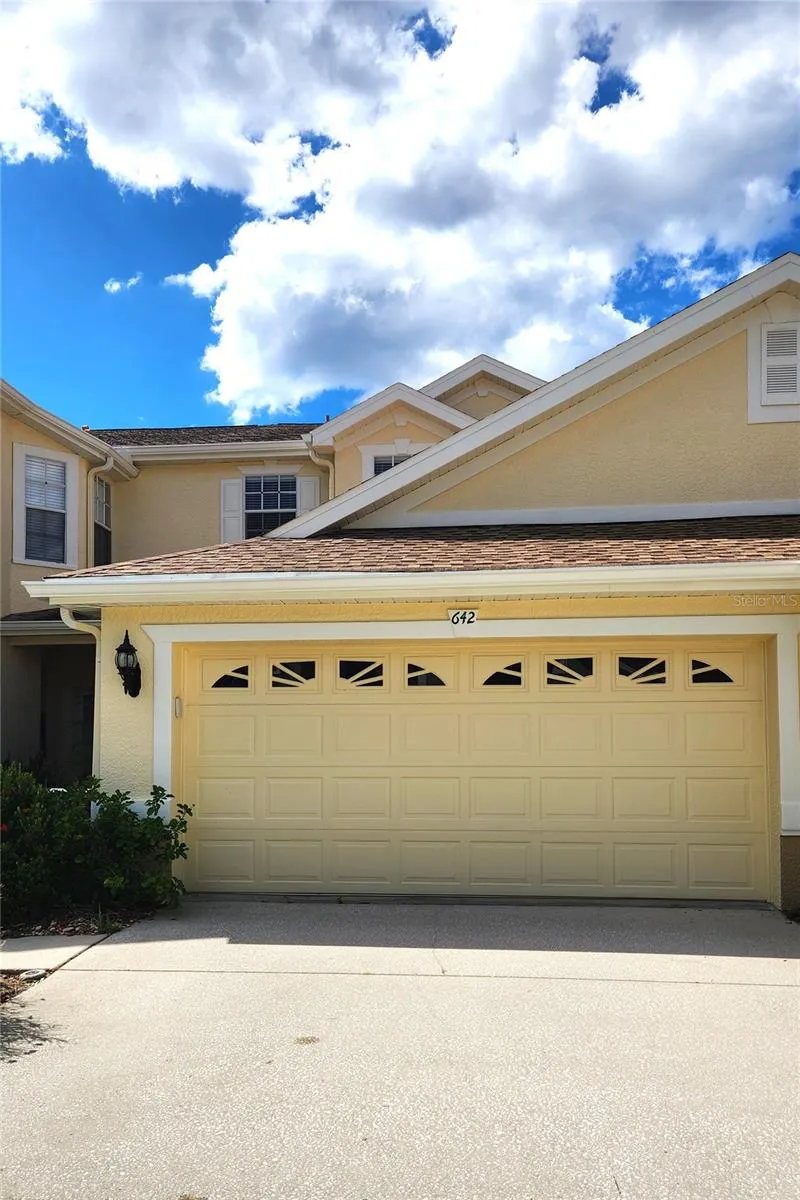 Double Garage with parking space.