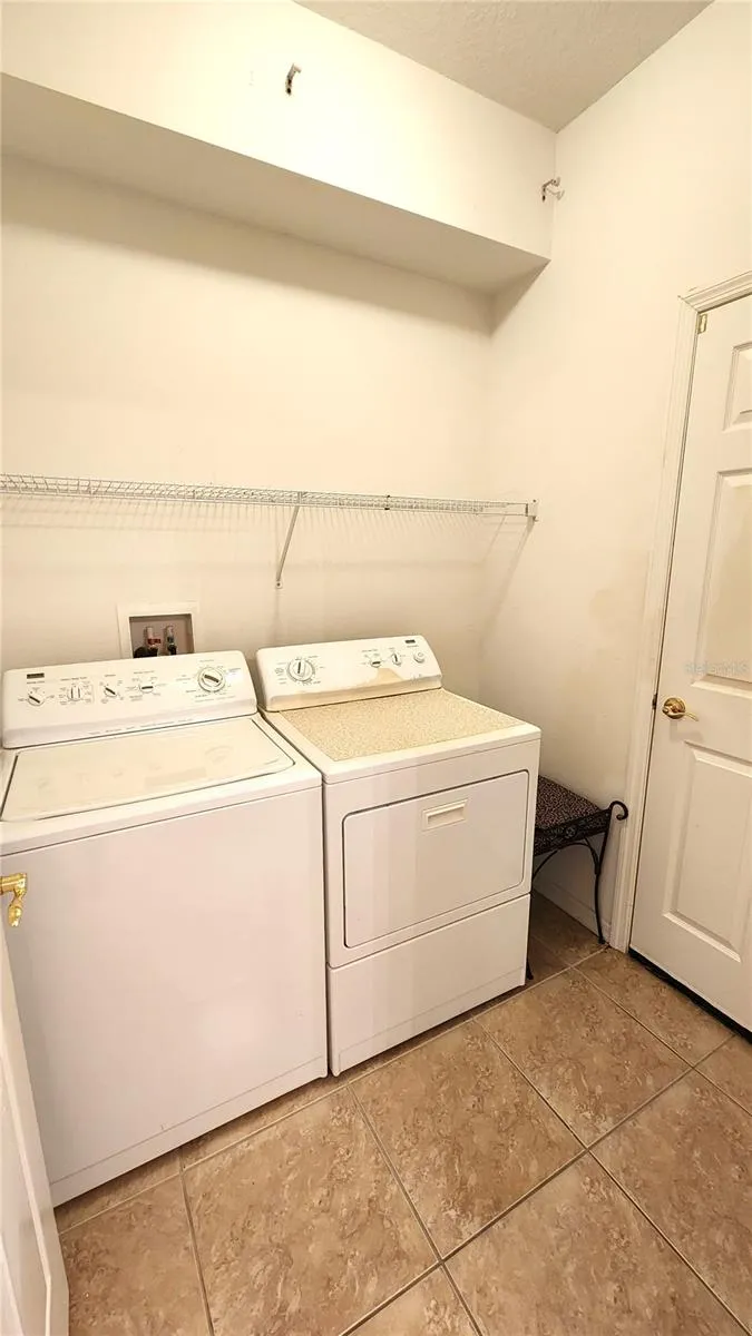 Inside Laundry Room off Kitchen and from Garage.
