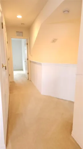 View from Loft into 3rd Bedroom.