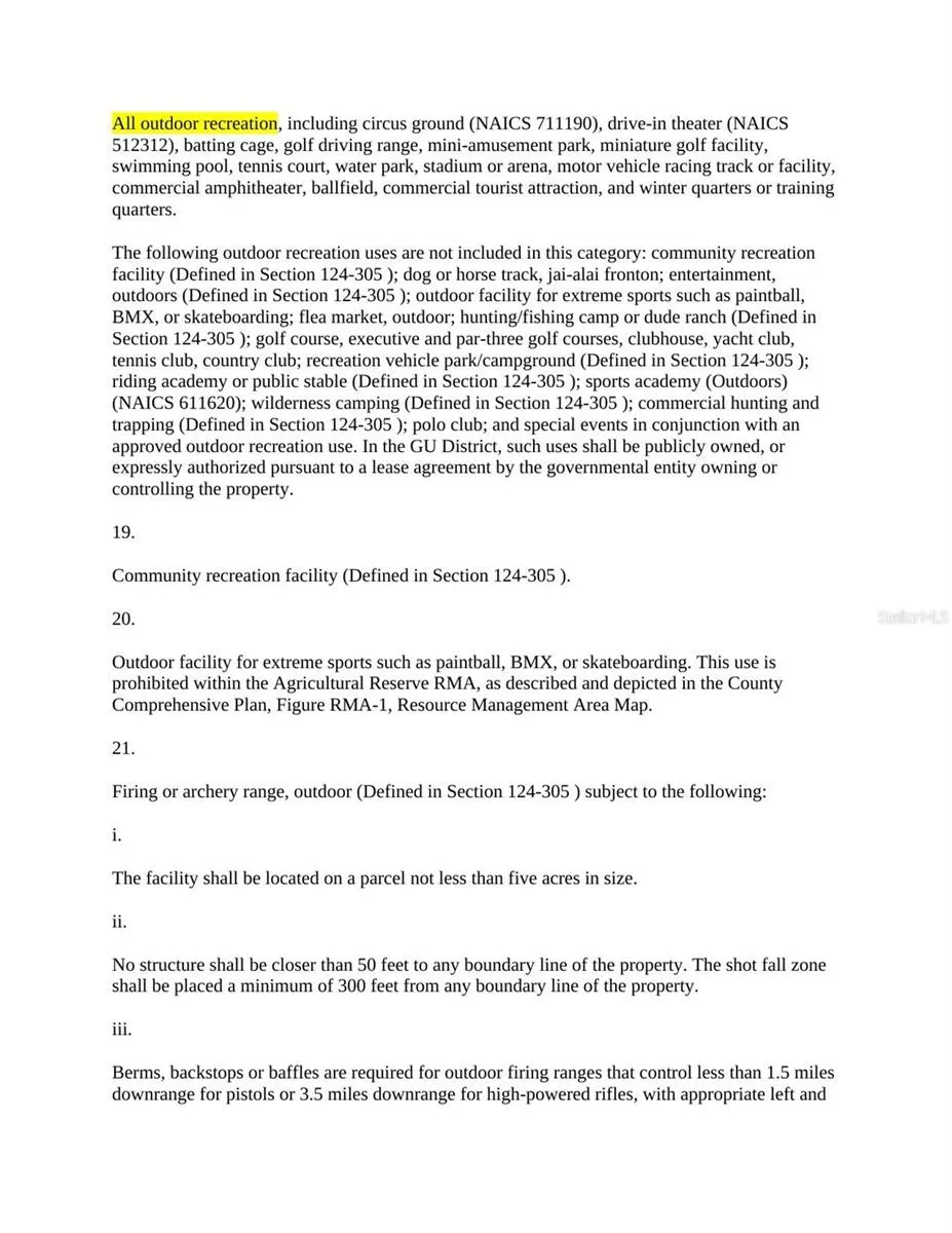 GU Zoning Info
