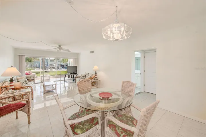 Spacious Open Floor Plan Living Room and Dining Room