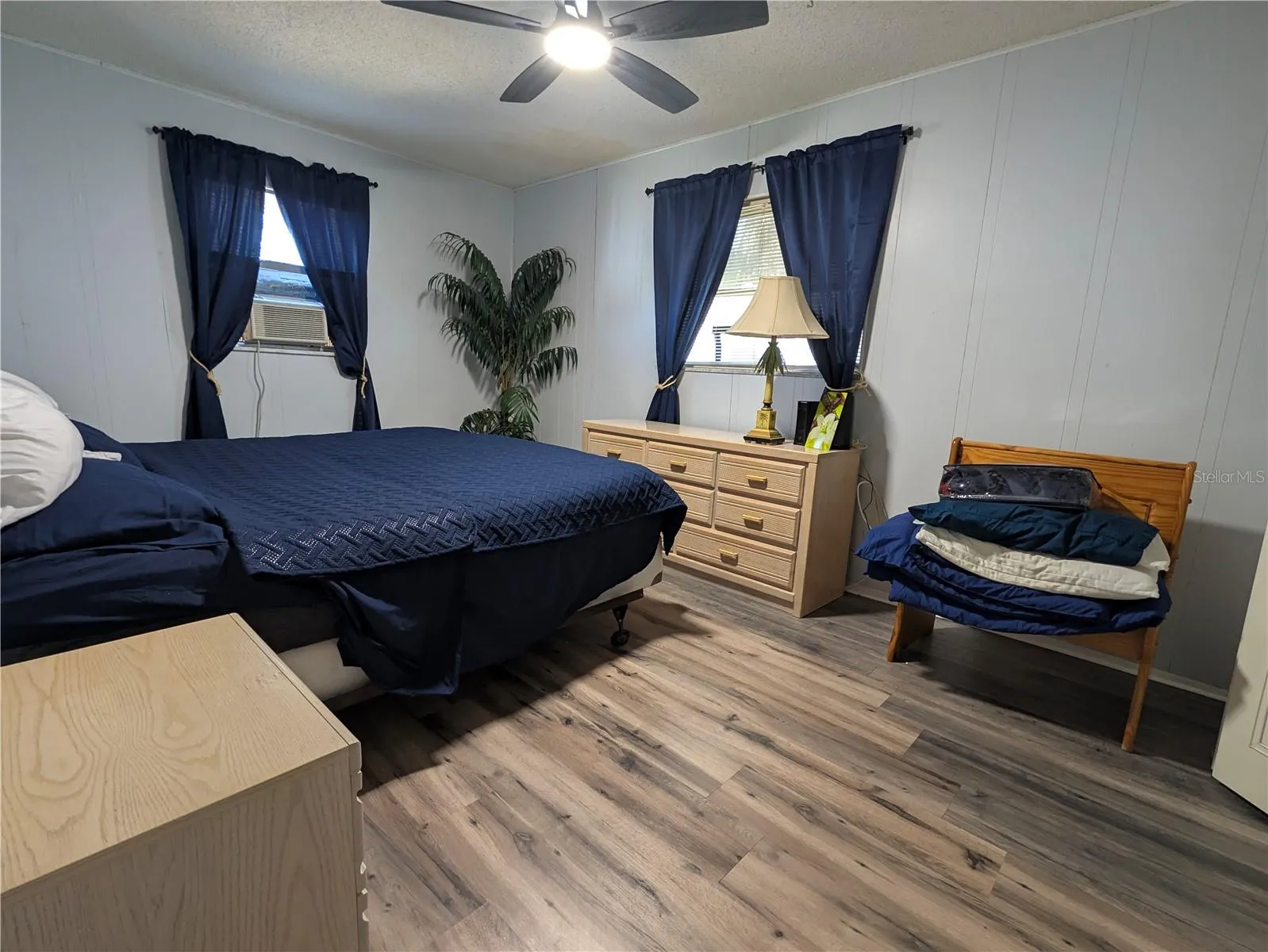 Largest bedroom, newer vinyl flooring