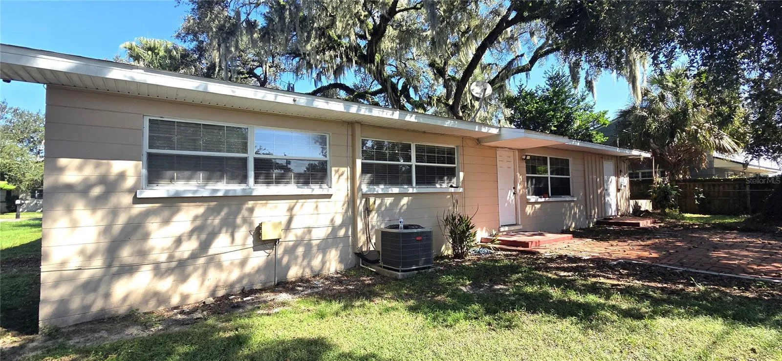 Rear of house